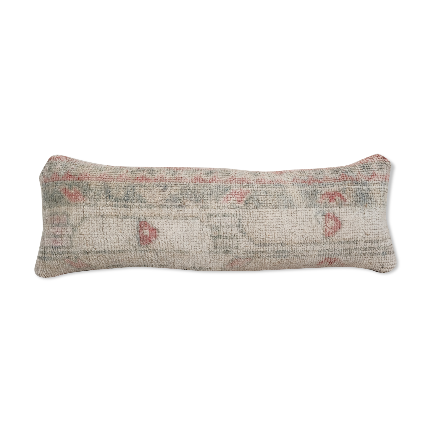 Vintage muted copper turkish oushak rug pillow cove