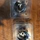 Lamps / chrome and plexiglass appliques