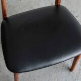 Dining chairs 'model 60' by Hennig Kjaernulf for Bruno Hansen, Denmark 1960