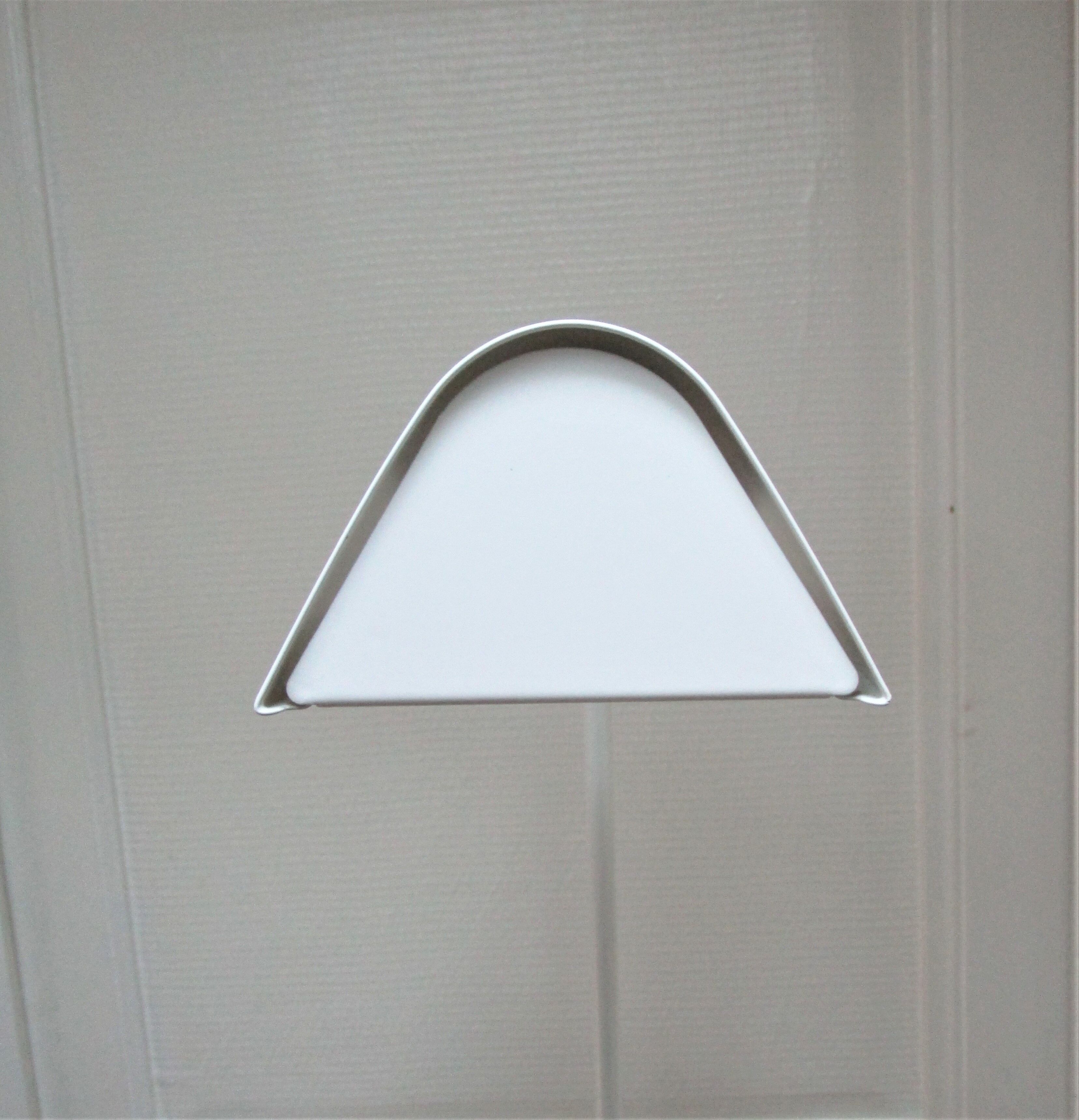Floor lamp metal white design Aluminor