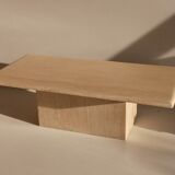 80s travertine coffee table