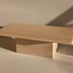 80s travertine coffee table