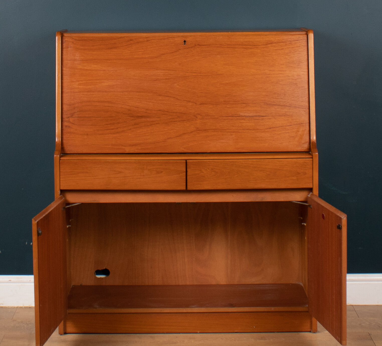 Retro Teak 1960s Mid Century Bureau Desk By Remploy