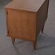 Brutalist bedside table in oak and oak veneer, 1950s