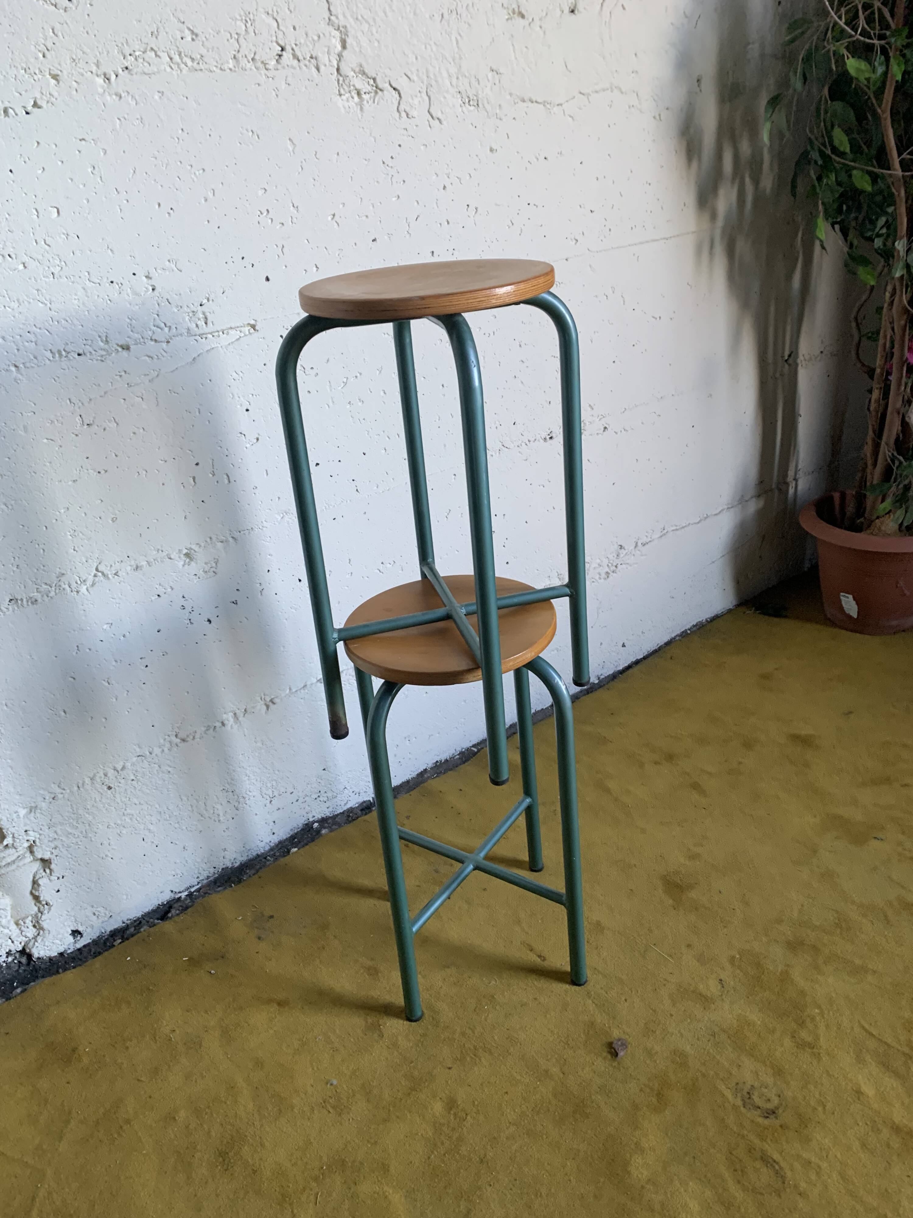 Pair of school stools