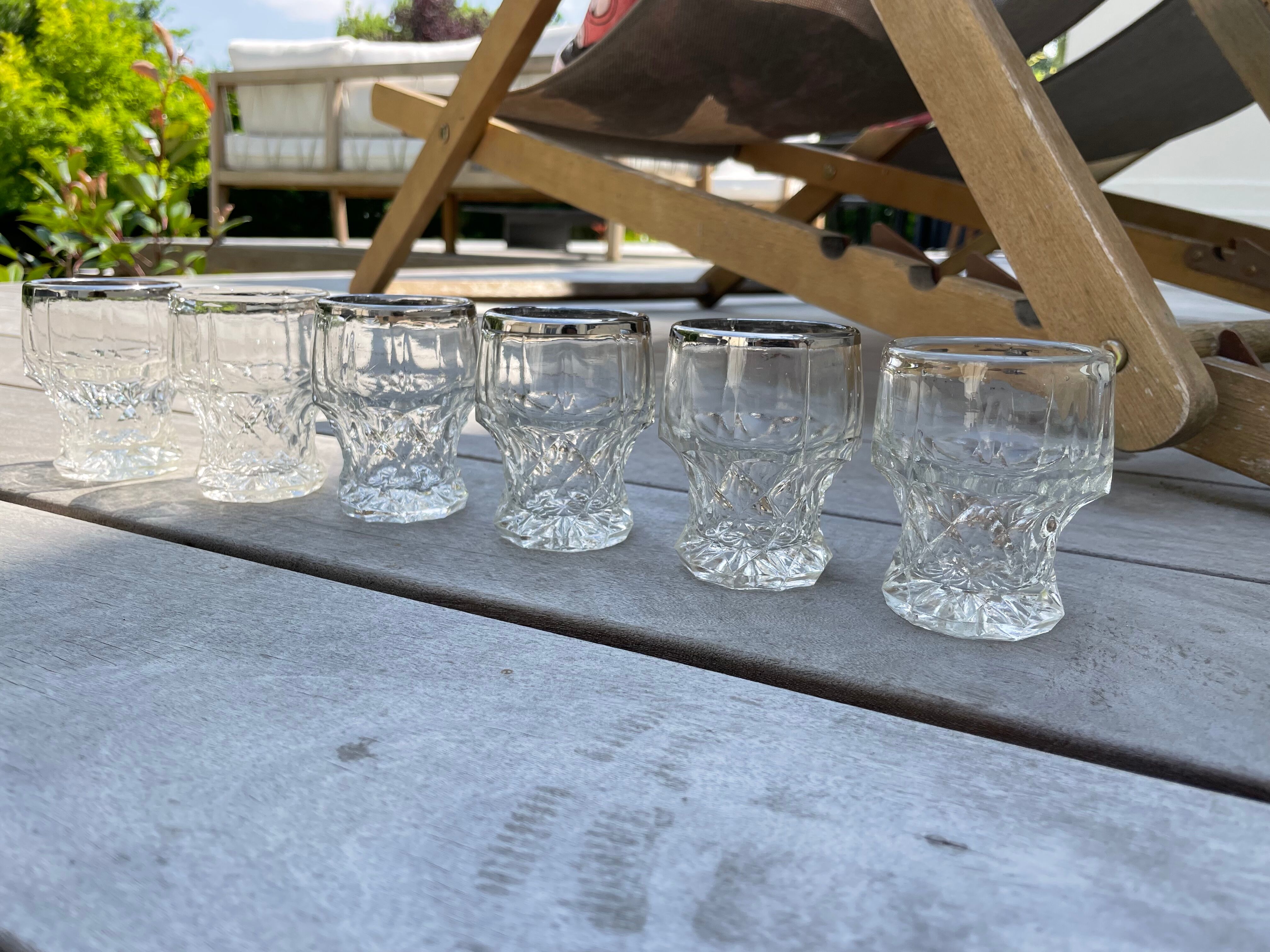 Set of 6 whiskey glasses
