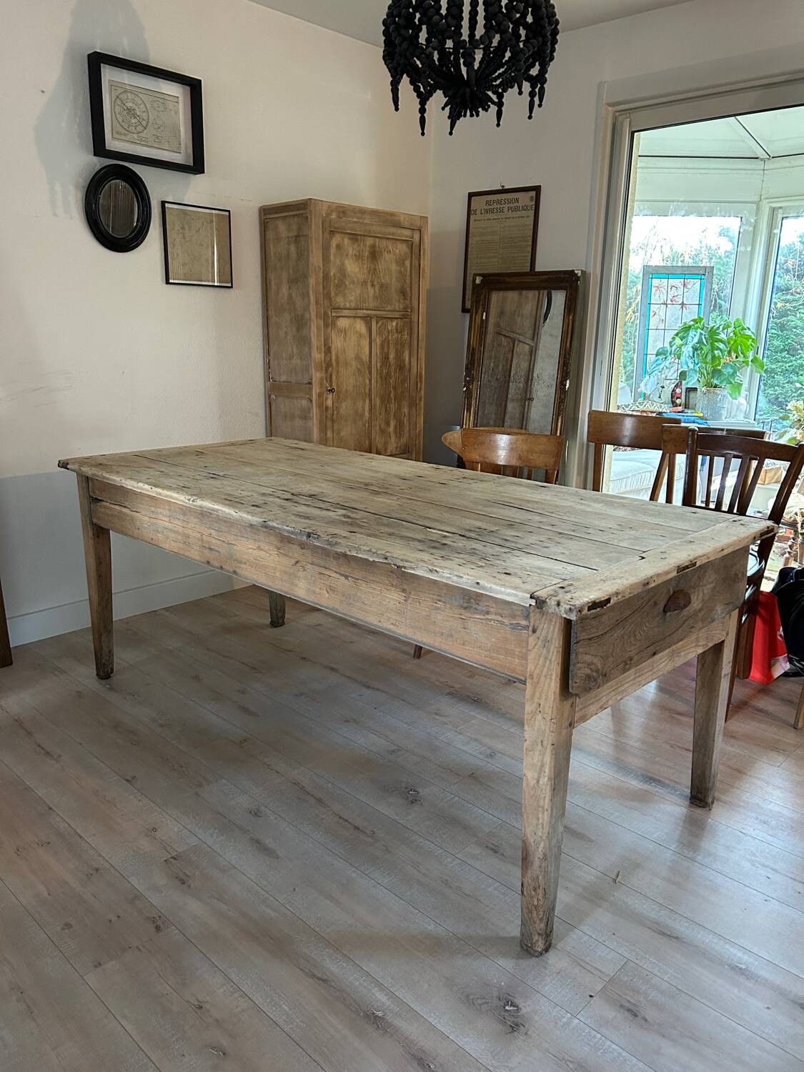 Large farm table