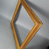 Old frame wood stucco gilding original 50x42 foliage 41x33 cm SB