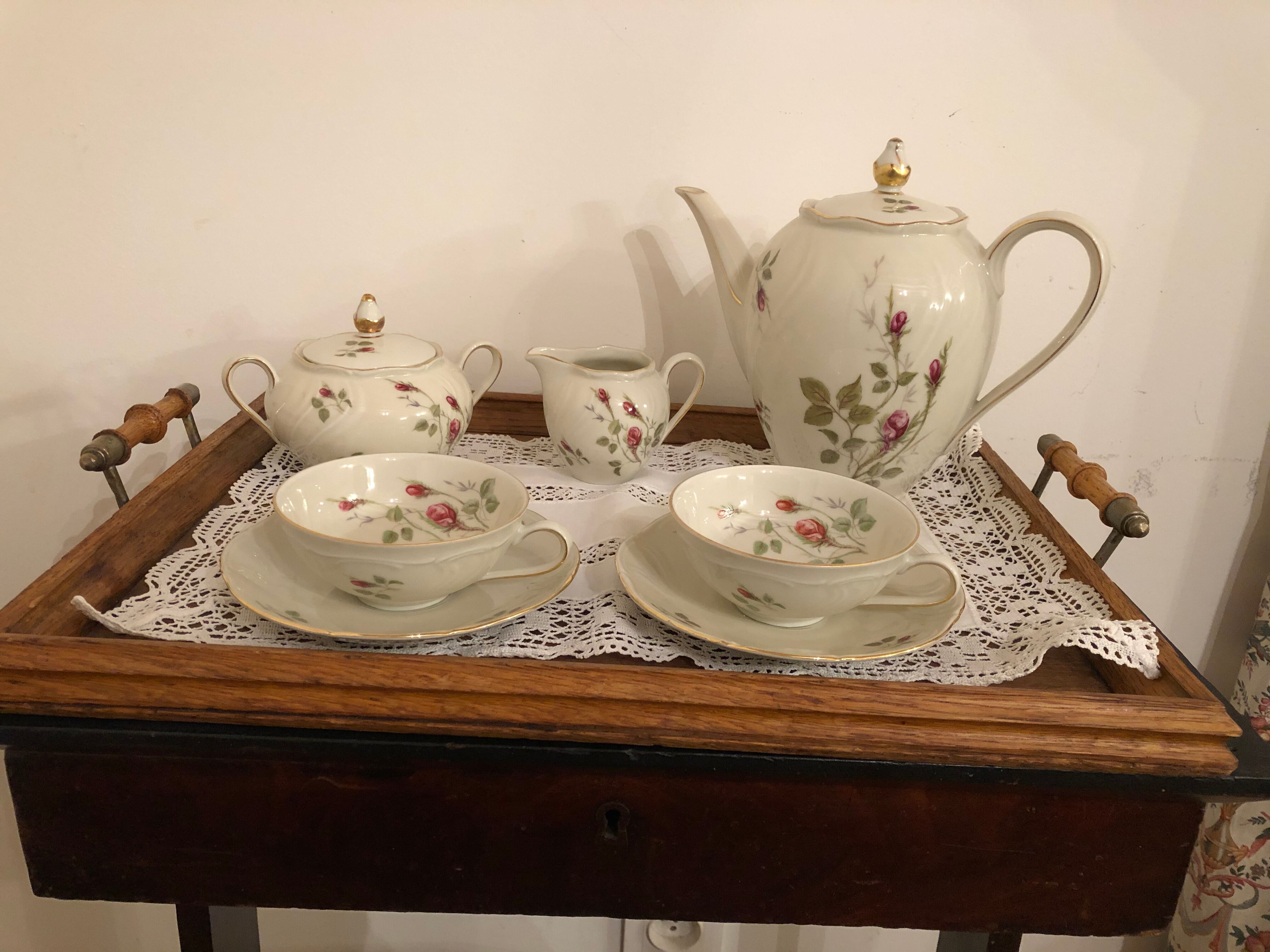 Swiss porcelain tea or coffee service