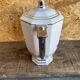 Antique art deco teapot porcelain limoges flower decor france vintage