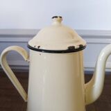 Enameled teapot