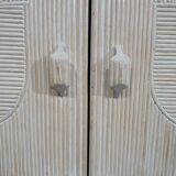Split reed side board/cabinet 80 x 80 x 40 cm