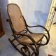 Rocking chair with caning