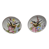 Set of 2 Giraud plates in Vallauris, diameter 16 cm