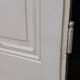 Communication door h221xL90cm old paneled, molded, interior