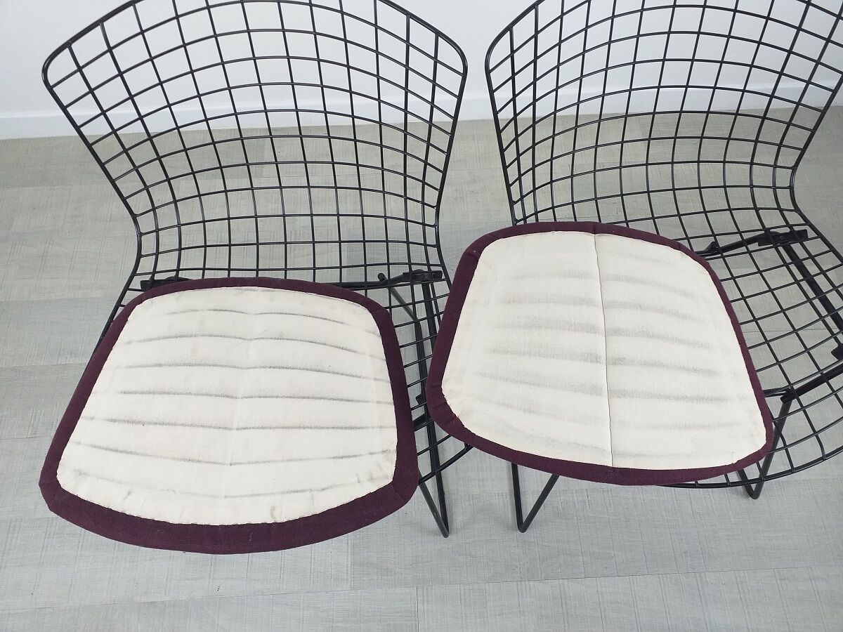 Chair Wire design Harry Bertoia Knoll 70s vintage