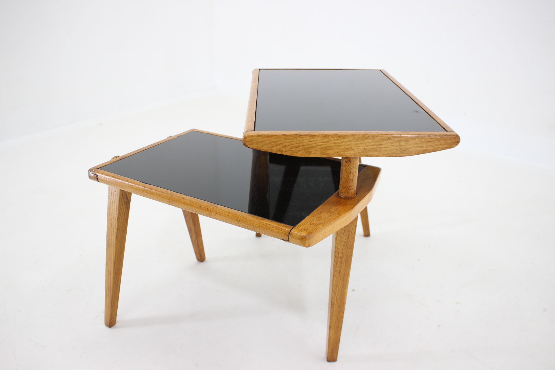 1960s Oak Side Table by Krasna Jizba ,Czechoslovakia