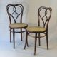 Two Thonet chairs No. 561 from the USA catalogue. Around 1925.