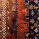Vintage tribal rug 170x240 cm, wool oriental handmade rug large 2553