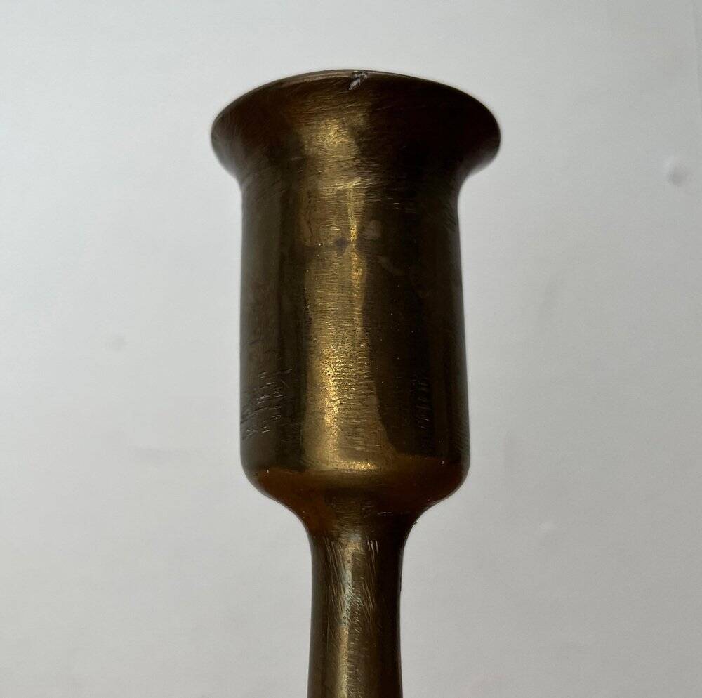 Porte-bougies en métal du milieu du siècle, années 1960, lot de 2