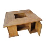 Table basse carré en chêne