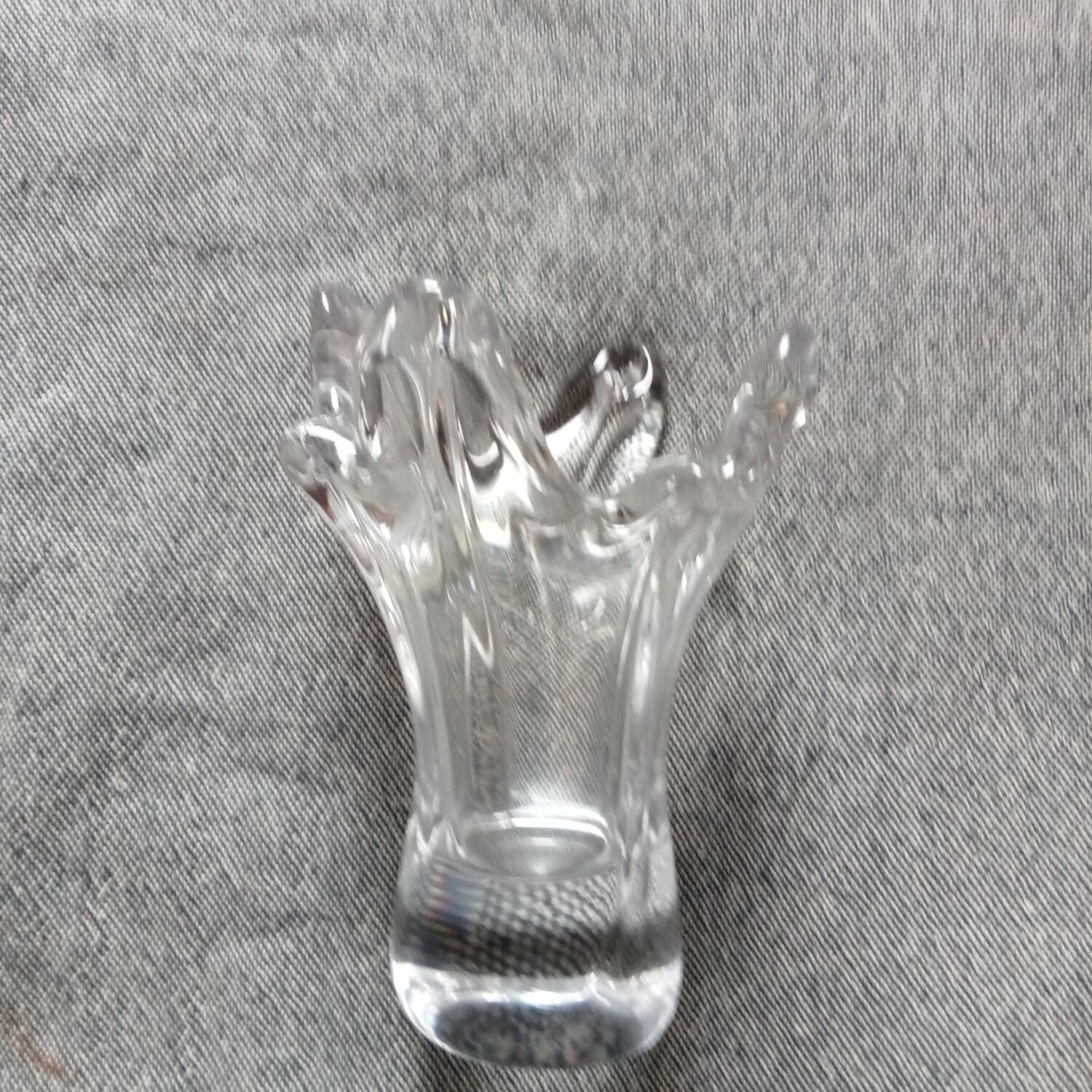 Crystal vase