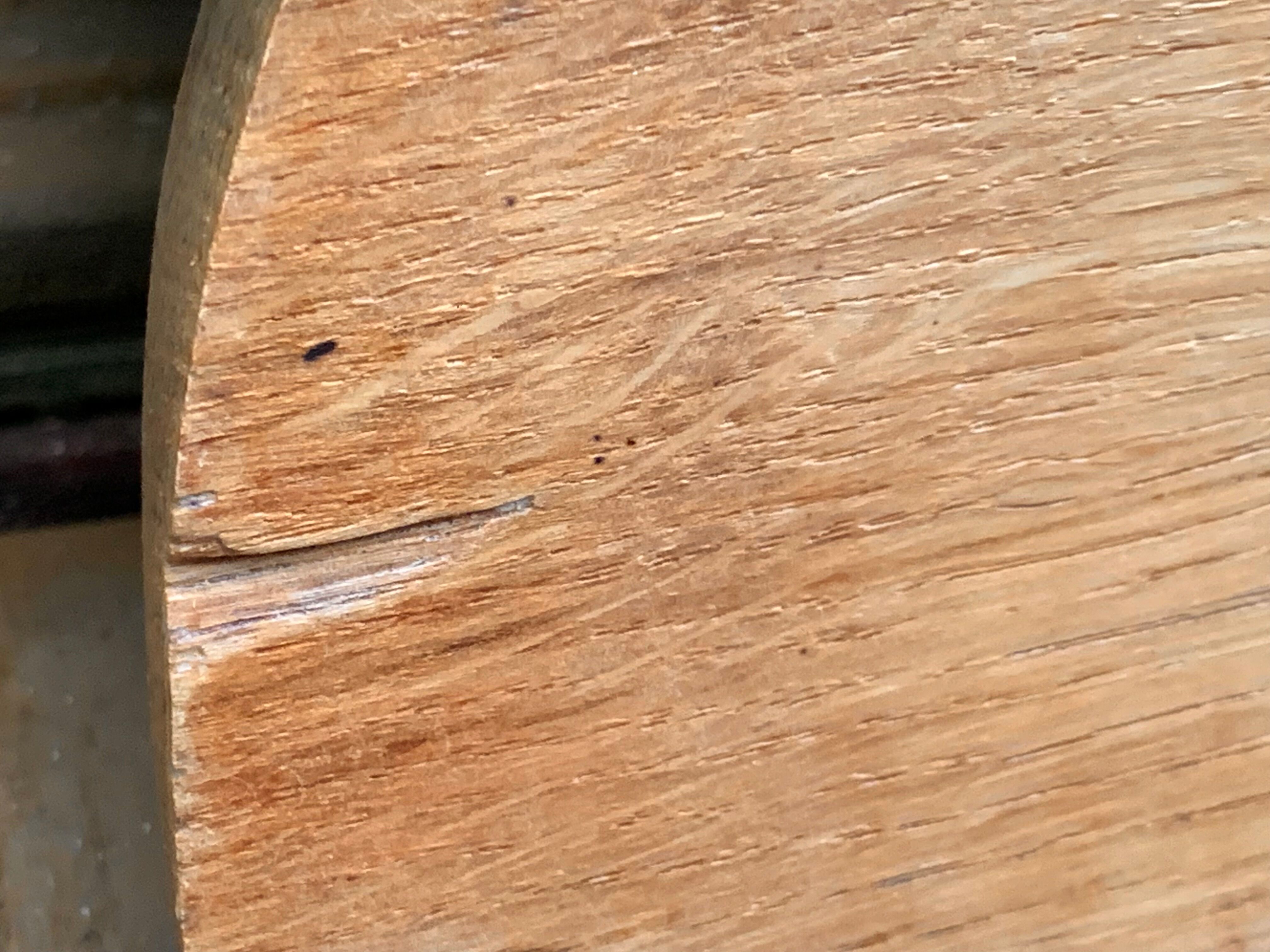 1930s Art Deco chest of drawers in raw wood