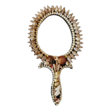 Mirror facing hand or hanging vintage shells