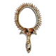 Mirror facing hand or hanging vintage shells