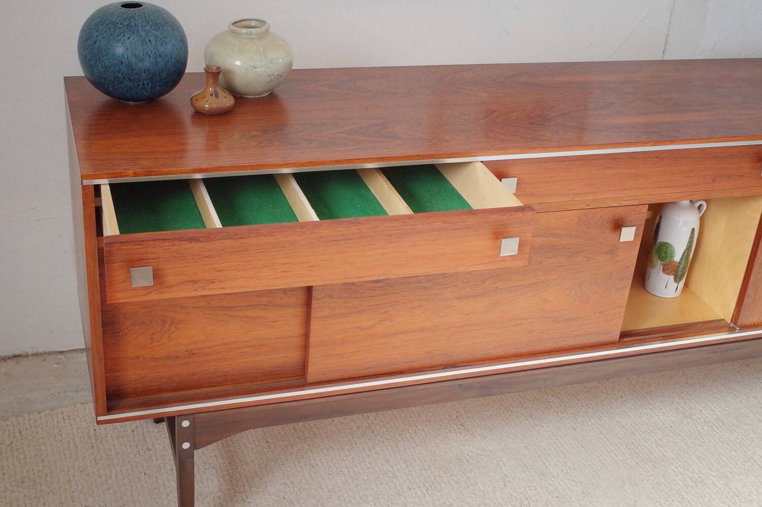 Large Vintage rosewood sideboard, 1960s