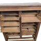 Commode à tiroirs vintage en bois / armoire d'archives / armoire de notaire