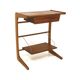 Table de chevet scandinave en teck et en chêne, Suède, 1960