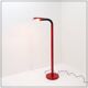 Space Age floor lamp with dark red shade - 1970s