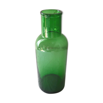 Apothecary green bottle