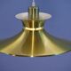 Danish hanging lamp in brass, 1970s