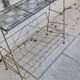 Gold metal magazine rack