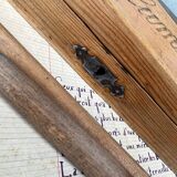 Old wooden pen tray