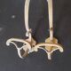 Set of 5 brass hooks
