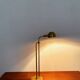 1970s adjustable BOLA brass floor or table lamp by Florian Schulz