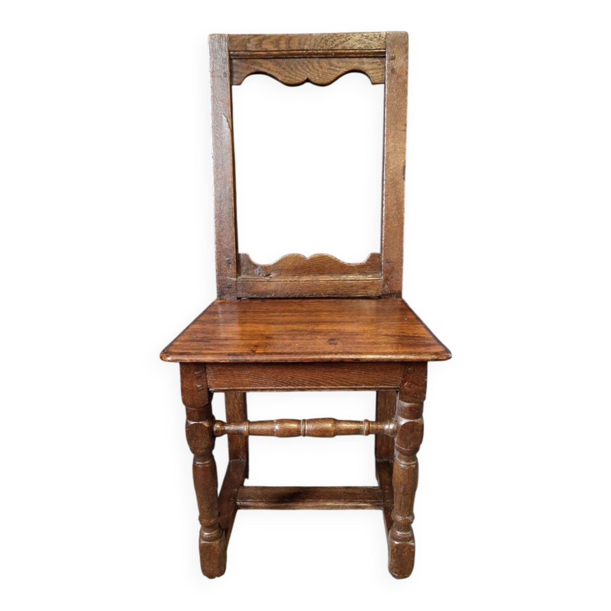 Chaise Lorraine en chêne, XIXe