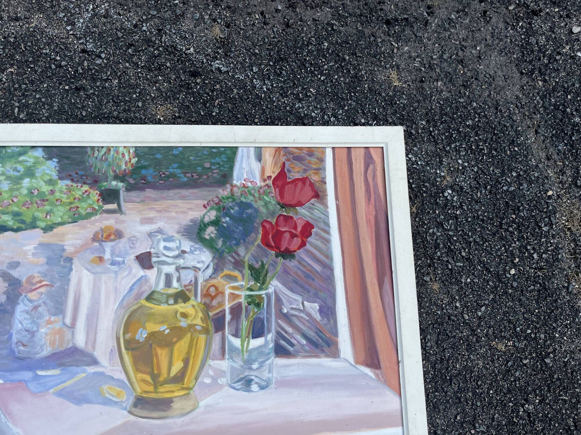 Still life with vase and flowers – Signed Tulle 98
