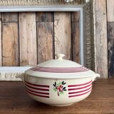 Gien iron clay soup tureen