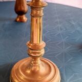 Bronze candlestick or torch holder from the Louis XIV period, France, 17th century.