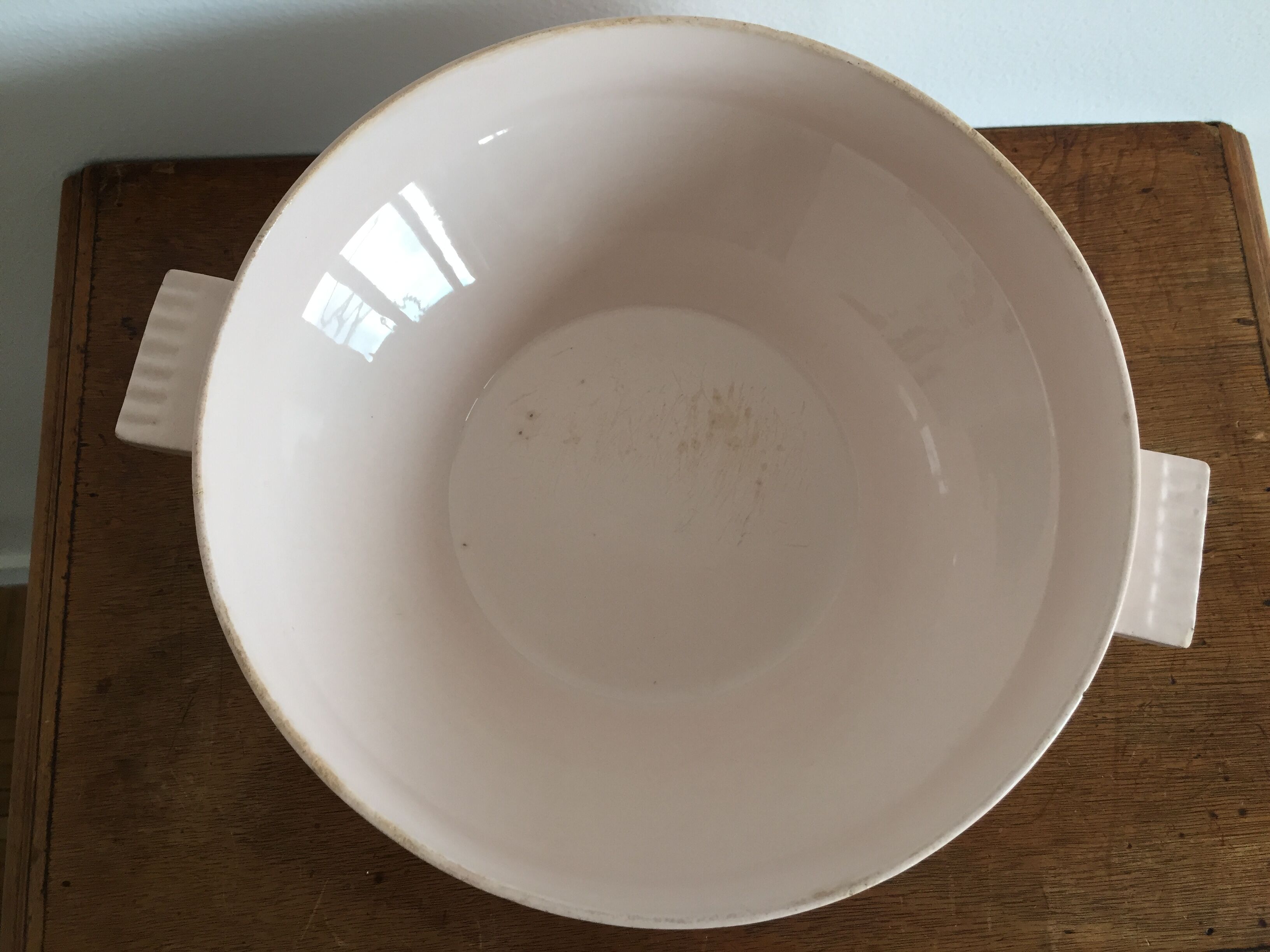 Digoin Bowl pink 1930 Art deco.