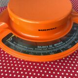 Orange kitchen scale space age Soehnle Germany