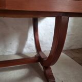 Walnut art-deco table