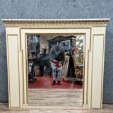 Miroir de boiserie Louis XVI réalisé au XIXeme siècle