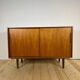 Danish teak sideboard with sliding doors – 1960s