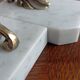 Bookends Sagulls in art zinc and marble
