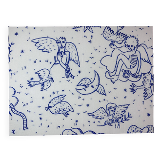 Stretched fabric P.Frey X Castelbajac